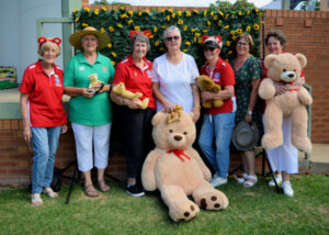 Teddy bear picnic in park