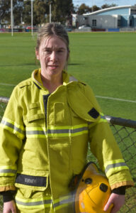 Firefighter Jess Burge is a step above