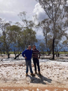 Hail puts the chill in Chillingollah