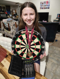 Targets hit at darts event