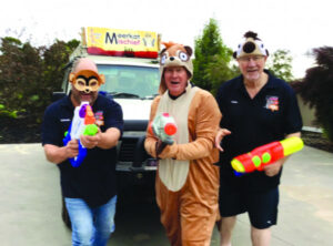 Meerkats on a charity prowl