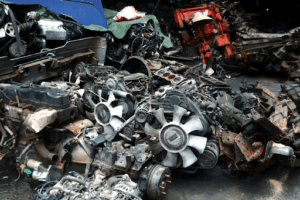 What parts of a car can be reused or recycled?