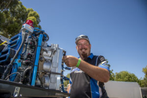 Power boat thrills at lake