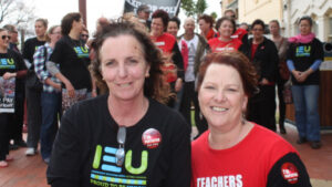 Teachers take to the streets