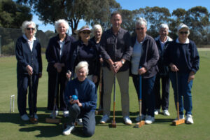 Perfect weather for opening of croquet season