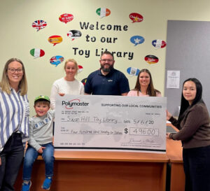 Polymaster donates to local toy library