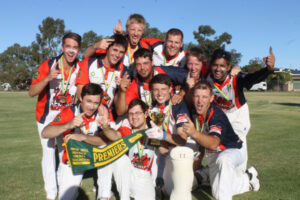 Harrop leads the way with the bat