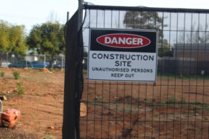 Hospital work under way