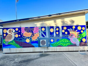 A spray of joy for school, community