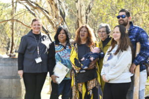 Smoking ceremony connects babies to Country