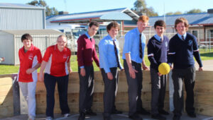 Students go “ga-ga” over new court