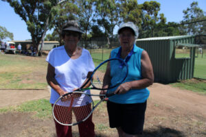 Yarrawonga Bloomers ladies talk their love of tennis