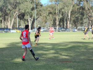 Goodwin’s back-and having a ball