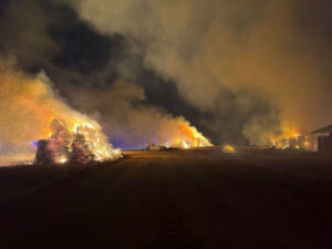 Hay shed fire’s $1m damage bill