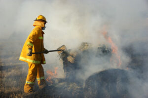 Be alert to fire danger