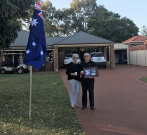 Driveway Anzac commemoration at Murray Downs