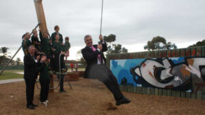 Community celebrates park