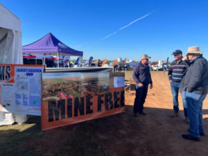 Fielding questions on mine