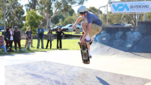 Skaters send a positive message