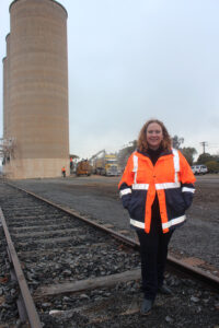 Ports and freight minister says upgraded line works will benefit farmers