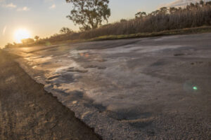 Roads a dangerous disgrace