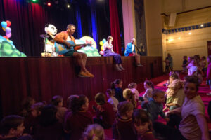 Kids groove to video hits