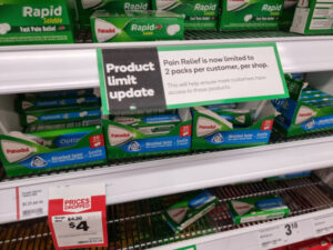 Supermarket shelves suffer