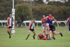 Demons avoid slip in the rain