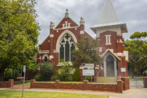 Uniting Church fire contained