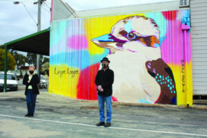 Bright touch on new Nyah West mural