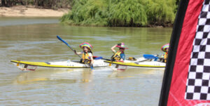 Paddlers pull through heat