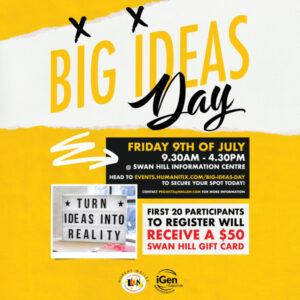 Young entrepreneurs to be inspired at Big Ideas Day in Swan Hill