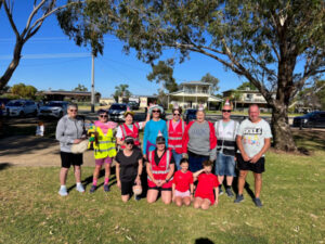 Party at the foreshore for parkrun