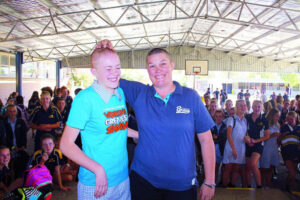 Brave locals shave for cause