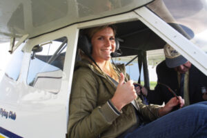 Spectacular flight over our region