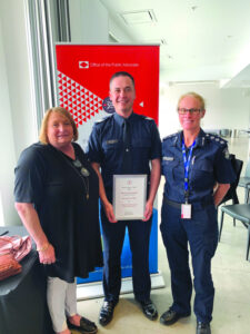 Special honour for cop