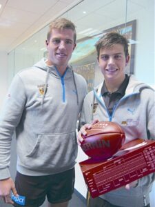 Junior lives an AFL dream