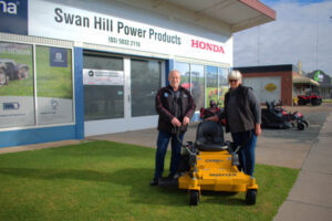 Mown away by generosity