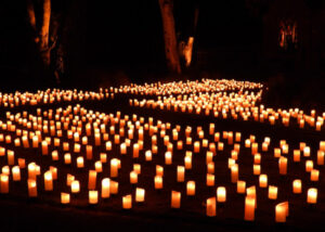 Settlement sparkles with lights spectacle