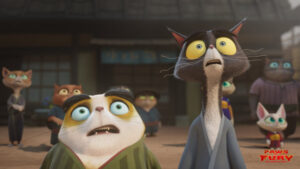 A dashing canine hero