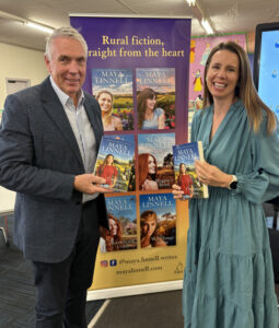 Writer receives warm welcome