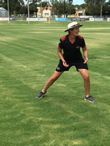 First girls cricket comp games played in Swan Hill.