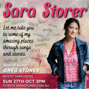 Terms and conditions – Win a double pass to see Sara Storer