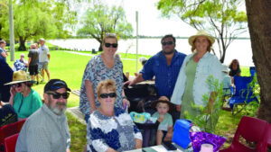 Lakeside setting for official ceremony