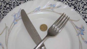 Clair gets a taste of life below the line