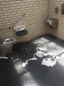 Swan Hill public toilets damaged by vandals
