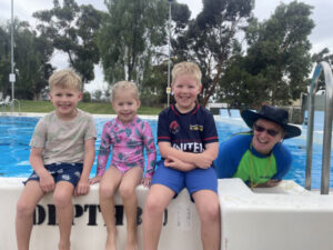 Staying cool at the pool