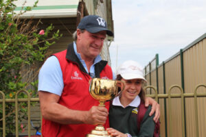 Darren Weir brings home the cup