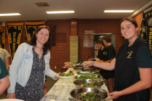 Students serve up homegrown lunch