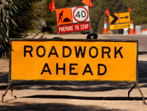 Sealing works for Bish Road